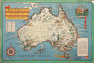 Southern Gallery: Map of Australia