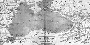 Map of the Black Sea and the Crimea, 1854 Map of the Black Sea and the Crimea, 1854