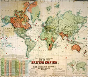 National Archives Collection: Map of the British Empire