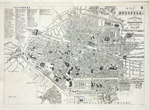 National Archives Collection: Map of Brussels
