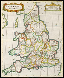 Saxon Gallery: Map / England & Wales 9C