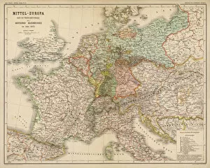 Poland Collection: Map / Europe / Germany 1871