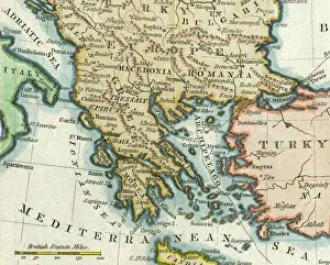 Albania Gallery: Map of Greece, 1792