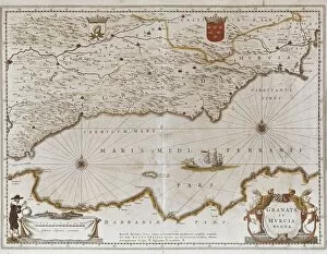 Granada Gallery: Map of the kingdoms of Granada and Murcia (Granata