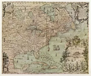 Map / North America 1702