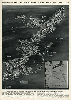 Map of Okinawa island by G. H. Davis Map of Okinawa island by G. H. Davis