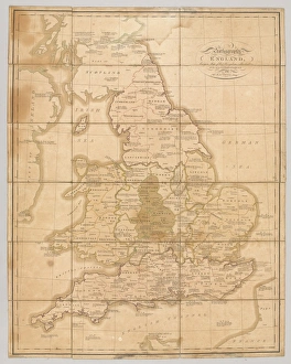 Map - Praehagraphy of England Map - Praehagraphy of England