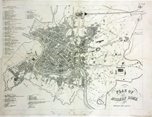 <b class=qtipBold><figcaption>Map of Rome</figcaption></b><br><br><em>© Mary Evans / National Archives</em> Map of Rome