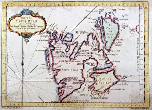 Nordic Gallery: Map of Spitsbergen, Norway