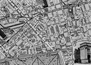 Map of the St Marylebone area, London Map of the St Marylebone area, London