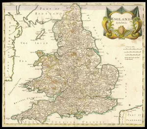 Map Prints: England and Wales Map Print 1810