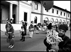Images Dated 10th February 2012: Marching band at Italian Festa band