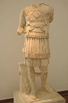 Marcus Aurelius (121-180 d.C). Headless statue. Olympia. Gre