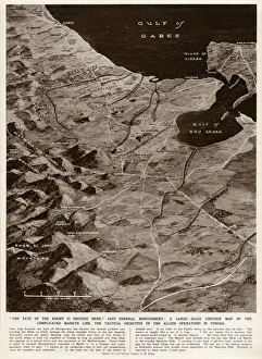 Gabes Gallery: Mareth Line, Tunisia, by G. H. Davis