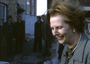 Margaret Thatcher on a visit to Cornwall Margaret Thatcher on a visit to Cornwall