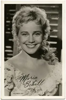 Maria Schell Print, Austrian Actress (1926 - 2005)