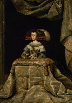 Mariana of Austria at Prayer by Velazquez Mariana of Austria at Prayer by Velazquez