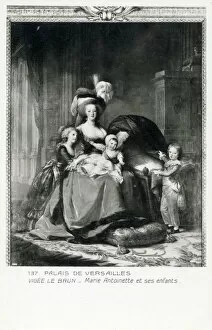 1787 Gallery: Marie Antoinette and her children by Vigee Le Brun