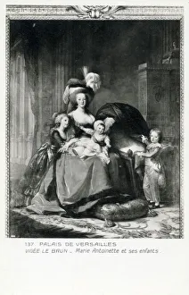 Marie Antoinette and her children by Vigee Le Brun Marie Antoinette and her children by Vigee Le Brun