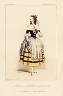 Leuven Gallery: Marie Julie Pitron as Mariette in Le Chamboran, 1844