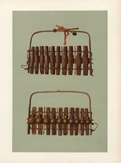 Marimba or Zulu harmonicon of South Africa Marimba or Zulu harmonicon of South Africa