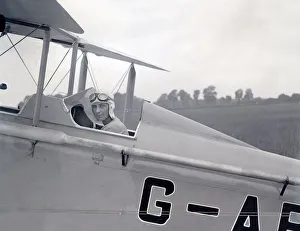 Marjorie Vereker in her aircraft at Heston Aerodrome Marjorie Vereker in her aircraft at Heston Aerodrome