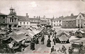 1904 Gallery: Market, Hitchin, Hertfordshire