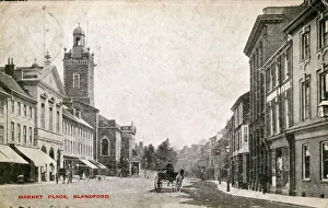 1904 Gallery: Market Place, Blandford Forum, Dorset