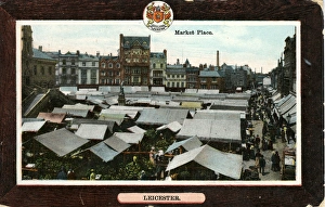 Market Place, Leicester, Leicestershire Market Place, Leicester, Leicestershire