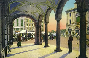 Stalls Gallery: Marketplace at Pessina Street, Lugano, Switzerland