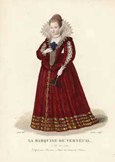 Bands Gallery: Marquise de Verneuil, mistress of King Henry