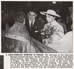 The marriage of Olga Fikotova and Harold Connolly The marriage of Olga Fikotova and Harold Connolly