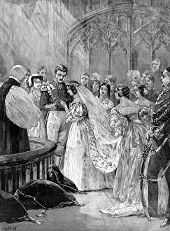 Images Dated 4th March 2011: Marriage of Queen Victoria and Prince Albert