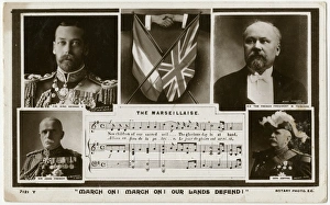 Marseillaise - George V, John French, Poincare and Joffre Marseillaise - George V, John French, Poincare and Joffre