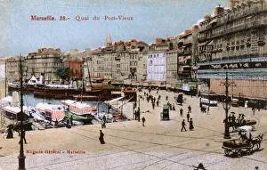 Marseille, France - Quai du Port-Vieux Marseille, France - Quai du Port-Vieux