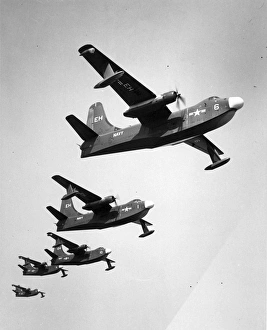 Five Martin P5M-1 Marlins of Patrol Squadron 56 Five Martin P5M-1 Marlins of Patrol Squadron 56