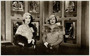 Mary Cunningham-Reid & Barbara Cartland at Peter North exhib Mary Cunningham-Reid & Barbara Cartland at Peter North exhib