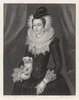 <b class=qtipBold><figcaption>Mary, Queen of Scotland</figcaption></b><br>Mary, Queen of Scots, holding her pet dog.<br><em>© Mary Evans Picture Library</em> Mary, Queen of Scotland