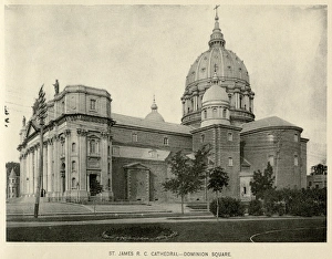 Mary, Queen of the World Cathedral, Canada in Montreal Mary, Queen of the World Cathedral, Canada in Montreal