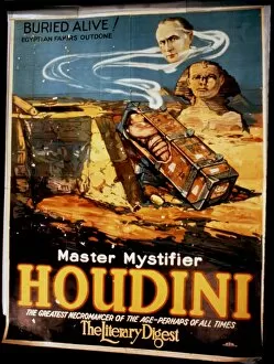 Master mystifier, Houdini the greatest necromancer of the ag