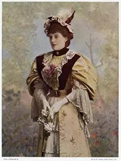 Maud Hobson Print: English Actress and Lady in Waiting