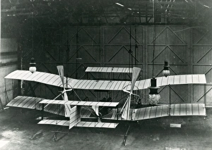 The Maxim 1910 biplane at Crayford, Kent The Maxim 1910 biplane at Crayford, Kent