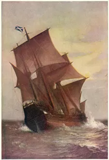 December Gallery: Mayflower in Full Sail