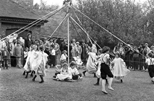 Maypole dancing Blists Hill, Shropshire -2 Maypole dancing Blists Hill, Shropshire -2