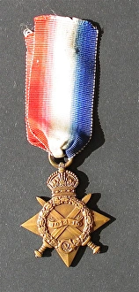 Medal - 1914/15 Star Awarded to 457 Private Andrew Loan Medal - 1914/15 Star Awarded to 457 Private Andrew Loan