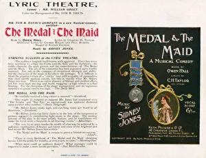 The Medal and the Maid, musical comedy at the Lyric Theatre, Tom B Davis's company The Medal and the Maid, musical comedy at the Lyric Theatre, Tom B Davis's company