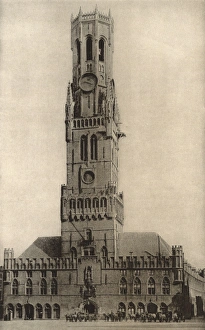 Belfries of Belgium and France Gallery: Medieval bell tower (belfry), Bruges, Belgium
