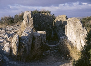 Megalithic tomb. Dolmen of Portillo de Eneriz. Near Artajona Megalithic tomb. Dolmen of Portillo de Eneriz. Near Artajona