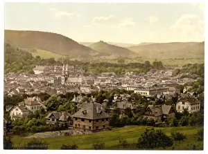 Picturesque German Towns Prints: Meiningen, Thuringia, Germany