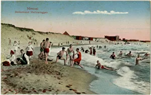 Mellneraggen beach, Memel, Lithuania Mellneraggen beach, Memel, Lithuania